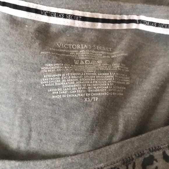 VS Cheetah Animal Print Long Sleeve Night Gown - Picture 5 of 5